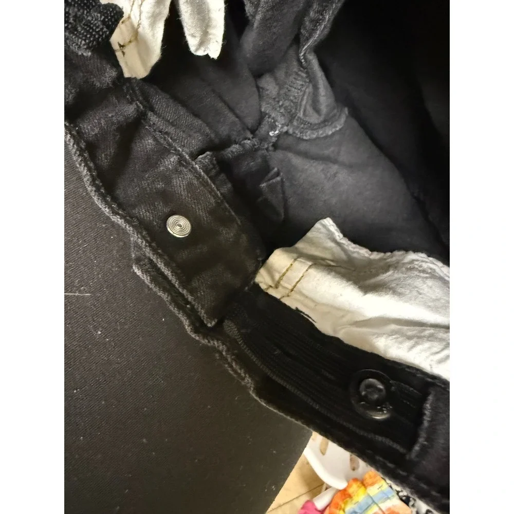 The Childrens Place‎ Girls Super Skinny Stretch Jeans Black Denim Size 8